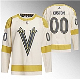 Men's Vegas Golden Knights Active Player Custom Cream 2024 Winter Classic Breakaway Stitched Jersey,baseball caps,new era cap wholesale,wholesale hats